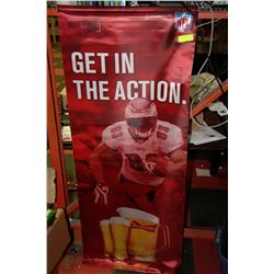 LARGE BUDWEISER FLAG