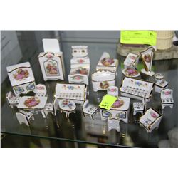 FRENCH LIMOGES MINIATURE COLLECTION