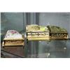 Image 1 : 3 ASSORTED MUSIC BOX PIANOS, 2 WITH NATURAL STONE