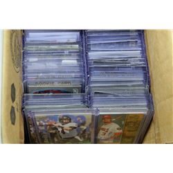 BOX OF ASSORTED SPORTS CARDS - HOCKEY, BASEBALL,