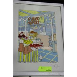 1984  SIGNED AND FRAMED PRINT