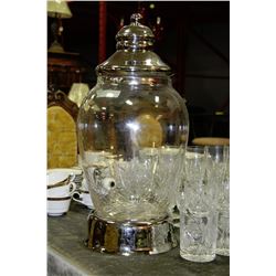 GLASS DRINK DISPENSER