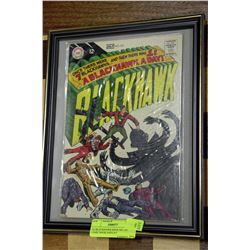 12¢ BLACKHAWK ISSUE NO. 241 FRAMED COMIC BOOK