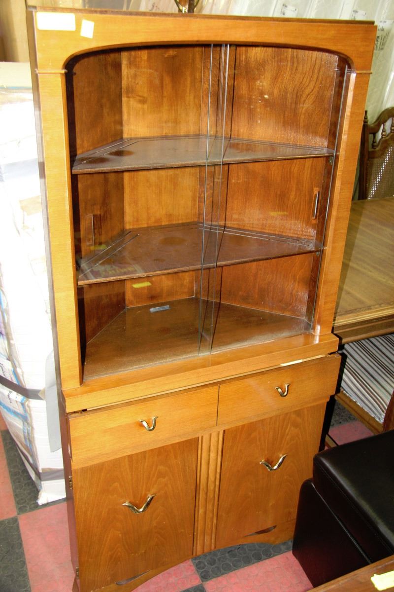 VINTAGE KNECHTEL WALNUT CORNER