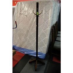 VINTAGE WOOD COAT RACK