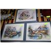 Image 1 : SET OF 3 FRAMED PICTURES