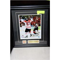 FRAMED SIDNEY CROSBY PICTURE FROM THE