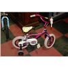Image 1 : SUPERCYCLE GIRLS BIKE WITH TRAINING WHEELS