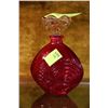 Image 1 : RED GLASS PERFUME BOTTLE