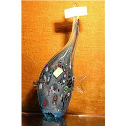 ART GLASS MULTI COLOUR DOLPHIN
