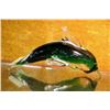 Image 1 : GREEN ART GLASS  DOLPHIN