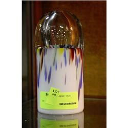 MULTI COLOUR ART GLASS ORNAMENT