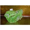 Image 1 : GREEN ART GLASS FROG