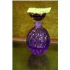 Image 1 : PURPLE ART GLASS PERFUME BOTTLE