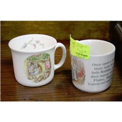 2 ROYAL ALBERT PETER RABBIT FLOPSY BUNNIES