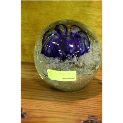 LARGE ESTATE ART GLASS SPHERE