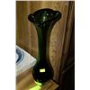 Image 1 : LARGE GREEN ART GLASS VASE