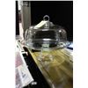Image 1 : GLASS CAKE STAND + LID