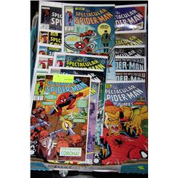 BOX OF 17 SPECTACULAR SPIDERMAN COLLECTOR COMICS