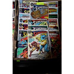 BOX OF 16 SUPERMAN DC COMICS