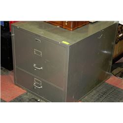 LARGE METAL FILING CABINET NO KEY