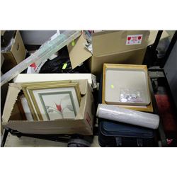 PALLET OF ESTATE MISC WITH CHINA, CRYSTAL, ETC.