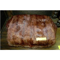 ANTIQUE FUR HAND WARMER
