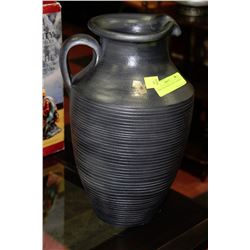 LARGE BLACK DECANTER - MADE IN