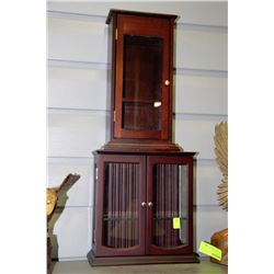 2 MINI DISPLAY CABINETS