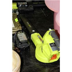RYOBI HYBRID ION LITHIUM CORDLESS LEAF BLOWER