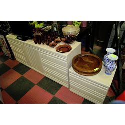 ESTATE 6-DRAWER DRESSER W/ 2-DRAWER NIGHT STAND