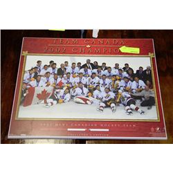 2002 TEAM CANADA WALL PLAQUE