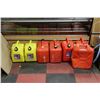 Image 1 : 5 JERRY CANS SOLD W/ 2 DIESEL CANS