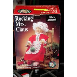 SOUND ACTIVATED ROCKING MRS. CLAUS