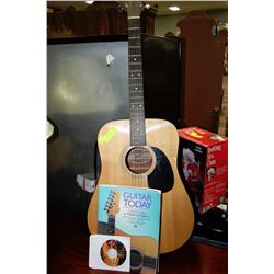 FENDER ACOUSTIC GUITAR -COMES W/ GUITAR BOOKS & CD
