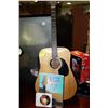 Image 1 : FENDER ACOUSTIC GUITAR -COMES W/ GUITAR BOOKS & CD