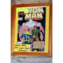 IRONMAN #220 FRAMED COMIC BOOK