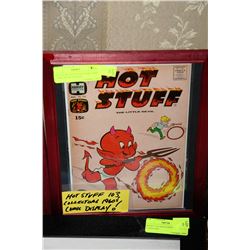 HOT STUFF #103 COLLECTORS 1960s FRAMED COMIC BOOK
