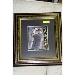 MIKE WEIR FRAMED GOLF PICTURE