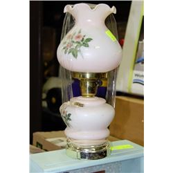 VINTAGE MILK GLASS LAMP