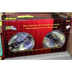 JETCO H3 12V 55W HALOGEN DOUBLE LAMP SET WITH