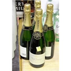 FOUR 750ML BOTTLES OF FRENCH CONNECTION CHAMPAGNE