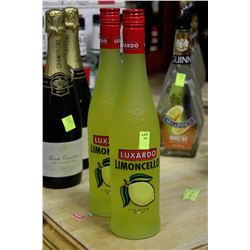 TWO 750ML BOTTLES OF LUXARDO LIMONCELLO
