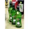 Image 1 : THREE 500ML BOTTLES OF MARTINI DRYSEC LIQUEUR