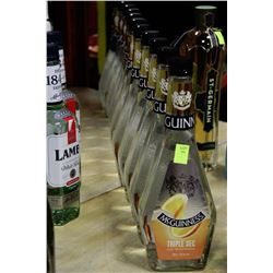 ELEVEN 750ML BOTTLES OF MCGUINNESS ORANGE