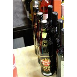 THREE 750ML BOTTLES OF HAVANA CLUB 7 YEAR RUM