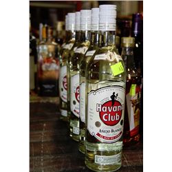 SIX 750ML BOTTLES OF HAVANA CLUB RUM 40%