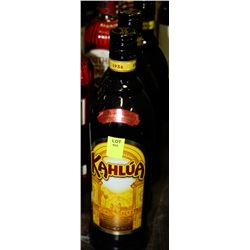 THREE 750ML BOTTLES OF KALHUA COFFEE LIQUEUR 20%