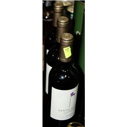 THREE 750ML BOTTLES OF SANTA JULIA MALBEC 13.5%