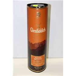 750ML BOTTLE OF GLENFIDDICH 14 YEAR SCOTCH WHISKY